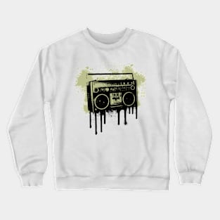 Portable Stereo Splatter Crewneck Sweatshirt
